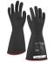 Tilsatec 24-1024 Black/Red Natural Rubber Latex Electrical Protection Work Gloves, Size 9, Large, Latex, Natural Rubber