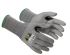 Tilsatec 53-7112 Grey Yarn Cut Resistant Work Gloves, Size 8, Medium, Nitrile Coating