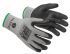 Tilsatec 58-4120 Black/Grey Yarn Cut Resistant Work Gloves, Size 7, Foam Coating