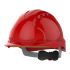 JSP EVO3 Red Safety Helmet , , Ventilated