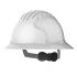 JSP EVO6161 White Safety Helmet with Chin Strap