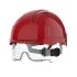 JSP EVOVISTAlens Red Safety Helmet , Adjustable, Ventilated