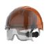 JSP EVOVISTAlens Orange Safety Helmet , Adjustable, Ventilated