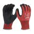 Milwaukee Cut Level Red Nitrile Cut Resistant Work Gloves, Size 8 - M, Nitrile Coating