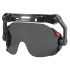 Milwaukee BOLT Visor, Scratch Resistant Anti-Mist Safety Goggles with Black Lenses