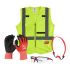 Milwaukee General Personal Protection Kit Containing Cut A Gloves, Ear Plug, Safety Glasses, Vest
