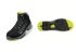 Uvex U8545 Unisex Black, Grey, Yellow  Toe Capped Safety Trainers, UK 11, EU 46
