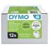 Dymo White Black Print Label, 101mm Width, 54mm Height, 220Per Roll Qty