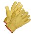 Himalayan H310 Yellow Fleece Abrasion Resistant, Cut Resistant Work Gloves, Size 10, XL, Leather Coating