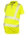 Leo Workwear L56 Yellow Women Hi Vis Polo Shirt, 16