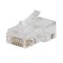 Klein Tools VDV826 Series Male RJ45 Connector, Cable Mount, Cat6