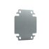 nVent HOFFMAN BMP Series Galvanised Steel Mounting Plate, 600mm W, 200mm L for Use with Enclosures