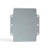 nVent HOFFMAN HMP Series Galvanised Steel Mounting Plate, 220mm W, 122mm L for Use with Enclosures
