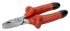 Bahco 2678V-160 Combination Plier, 160 mm Overall, Straight Tip, VDE/1000V, 33mm Jaw