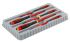 Bahco Pozidriv; Slotted Insulated Screwdriver Set, 5-Piece
