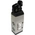 SMC Push Button Mechanical Valve Mechanical Valve VFM300 Series, Rc 1/4, 1/4in, VFM350-02-30