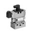 SMC Pneumatiske solenoidventiler, serie VS7-6, Rc(PT) 1/8, Solenoid Valve 3-Position Single Center, Luft