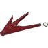 SAM 220-10-FME Pliers, 100 mm Overall, Flat Tip