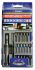 Tivoly Screwdriver Set 35 Pieces, Hexagon, Phillips, Pozidriv, Slotted, Spanner, Tampered Torx, Torx, Tri-Wing