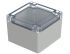 Caja Bopla de Policarbonato Gris claro, 104.8 x 104.8 x 74.7mm, IP66, IP68