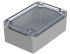 Bopla Euromas X Series Light Grey Polycarbonate Enclosure, IP66, IP68, IK07, Clear Lid, 150 x 100 x 60mm
