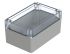 Bopla Euromas X Series Light Grey Polycarbonate Enclosure, IP66, IP68, IK07, Clear Lid, 180 x 120 x 90.3mm