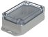 Bopla Euromas X Series Light Grey Polycarbonate Enclosure, IP66, IP68, IK07, Flanged, Clear Lid, 1120 x 80 x 45.2mm