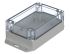 Bopla Euromas X Series Light Grey Polycarbonate Enclosure, IP66, IP68, IK07, Flanged, Clear Lid, 150 x 100 x 60mm