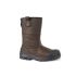 Rockfall 安全靴, 玻璃纤维包头, 棕色, 欧码43, 男女通用, RF70-09