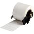 Brady B-499 Black on White Cable Labels, 25.40 mm Width, 9.53mm Label Length, 25.4mm Label Width