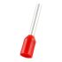 RS PRO Insulated Bootlace Ferrule, 10mm Pin Length, 1.7mm Pin Diameter, 1mm² Wire Size, Red