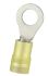 RS PRO Insulated Crimp Ring Terminal, M6 Stud Size, 4mm² to 6mm² Wire Size, Yellow