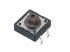 Brown Tact Switch, SPST 50mA 7.3mm Through Hole
