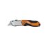 Klein Tools Utility Knives Taschenmesser, Allzweck, Edelstahl Klinge / Gummi Griff, Länge 168,275 mm, 213.2g
