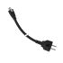 Straight Molex Socket to Right Angle AC Plug Plug Power Cord, 1.8m