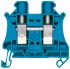 Siemens 8WH Series Blue DIN Rail Terminal Block, 6mm², 1-Level, Screw Termination
