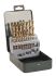 Bosch 19-Piece Twist Drill Bit Set for Metal, 10mm Max, 1mm Min