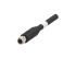 TE Connectivity Straight Female SPE to Unterminated Ethernet Cable, Shielded, Black Nylon Sheath, 500mm