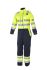 Liscombe Yellow/Navy Reusable Hi Vis Overalls, 12