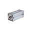 Norgren Pneumatic Compact Cylinder - RA/192025/MX/25, 25mm Bore, 25mm Stroke, RA/192000/M Series, Double Acting