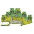 Siemens 8WH Series Green, Yellow Din Rail Terminal, 2.5mm², 3-Level, Spring Termination, CSA