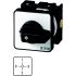 Eaton, 3P 4 Position 90° Voltmeter Cam Switch, 690V (Volts), 20A, Knob Actuator