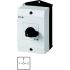 Eaton, 4P 3 Position 90° Changeover Cam Switch, 690V (Volts), 20A, Short Thumb Grip Actuator