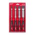 Set di scalpelli per Bordo smussato Milwaukee, 4 pezzi