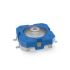 IP54 Blue Momentary Tactile Switch, 1 NO 100mA 12mm Surface Mount