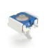IP54 Blue Momentary Tactile Switch, 1 NO 100mA 12mm Through Hole
