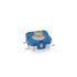 Blue Momentary Tactile Switch, 1NO 100mA Surface Mount