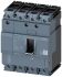 Siemens, SENTRON MCCB Molded Case Circuit Breaker 4P 50A, Breaking Capacity 55 kA, DIN Rail Mount