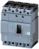 Siemens, SENTRON MCCB Molded Case Circuit Breaker 4P 125A, Breaking Capacity 70 kA, DIN Rail Mount