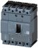 Disyuntores de caja moldeada MCCB Siemens, 4 Polos, 125A, Capacidad de Ruptura 70 kA, Montaje en carril DIN, SENTRON,